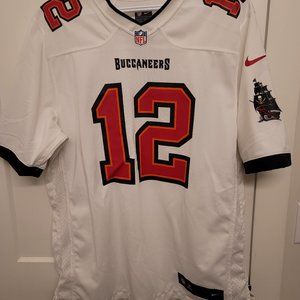 NIKE TAMPA BAY BUCCANEERS WHITE CUSTOM GAME JERSEY